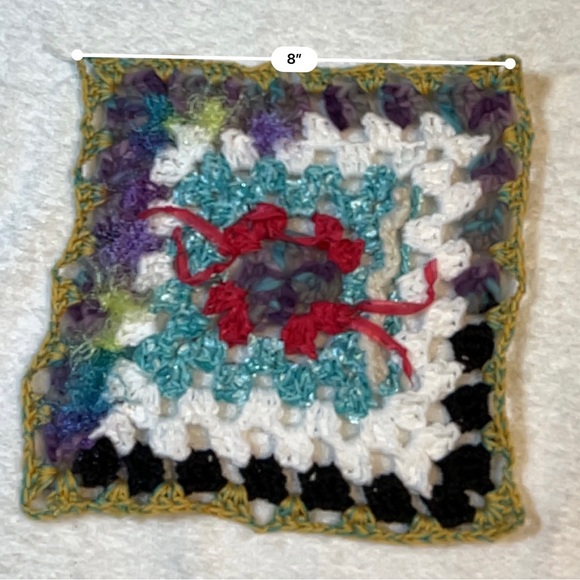 Sensory Square - handmade crochet fidget mat - Picture 6 of 6